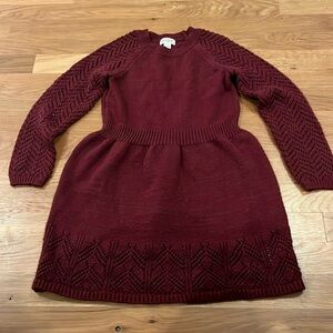❤️ 6 for 20 ❤️ Cat & Jack Burgundy Knit Dress